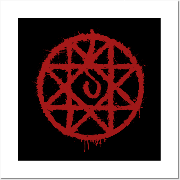 Fullmetal Alchemist - Blood Rune (Filled) Wall Art by InfinityTone